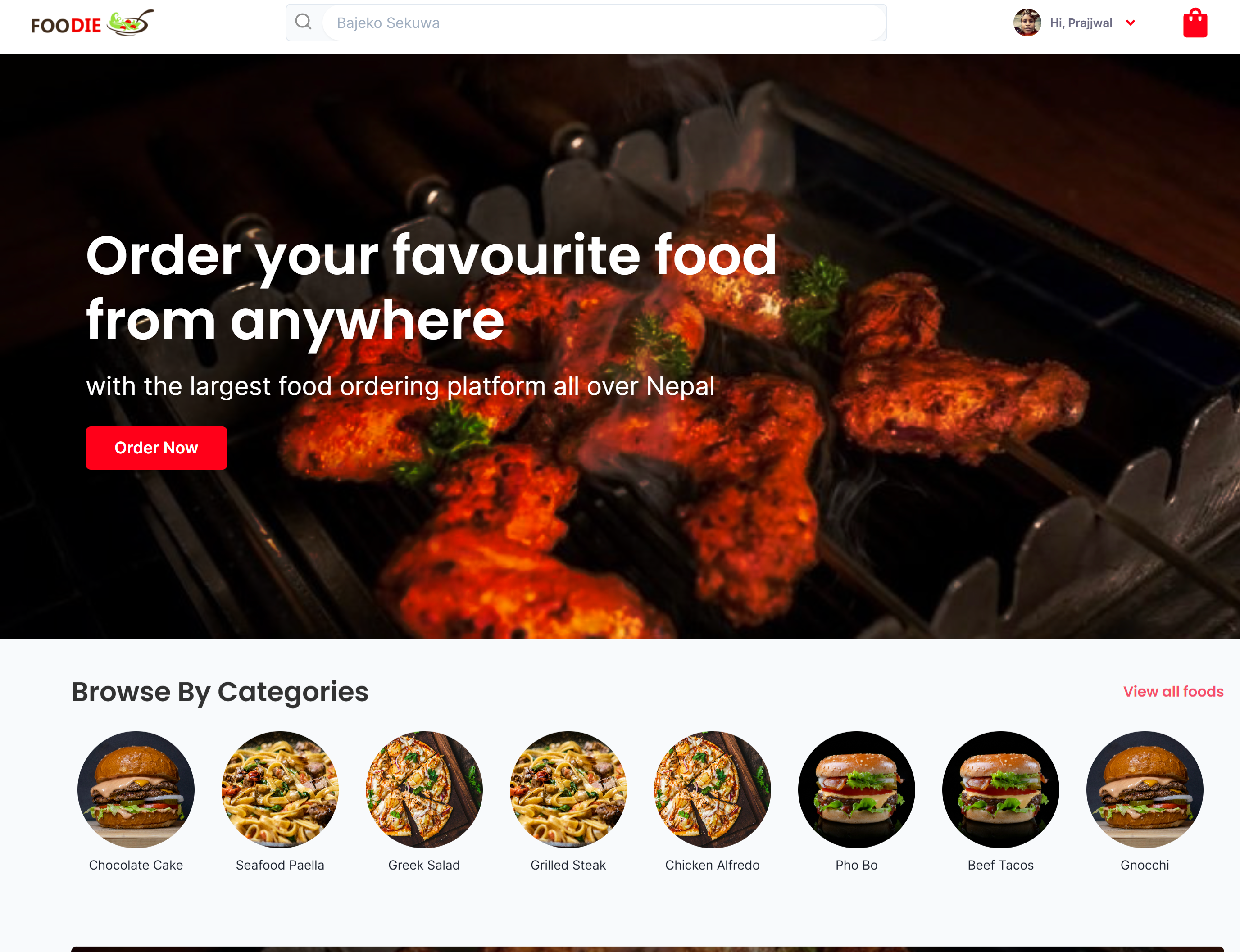 Food Ordering System (Full-Stack)